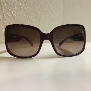 Coach Ginger S496 Burgundy Sunglasses