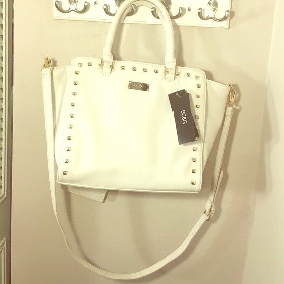 💯🌟Authentic BCBG Paris Studded Tote 🌟 - Picture 1 of 3