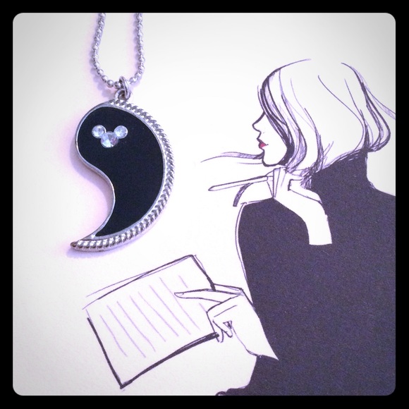 Disney Jewelry - Disney Mickey Mouse Yin & Yang Necklace Charm