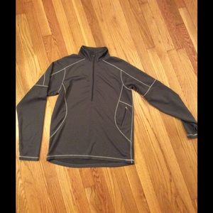 Dark gray polyester pullover Worldwide sportsman