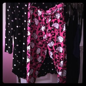 Hello kitty pajama bottoms