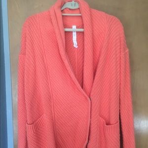 BEST PRICE! Coral Yoga Sweater! Lulu Lemon!