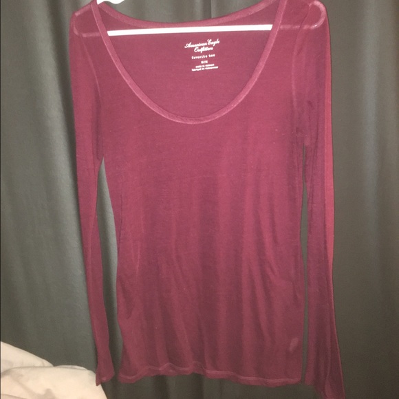 Maroon long sleeve from American eagle