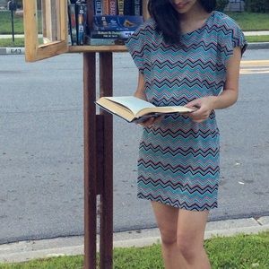 Desert Highway Chevron Dress