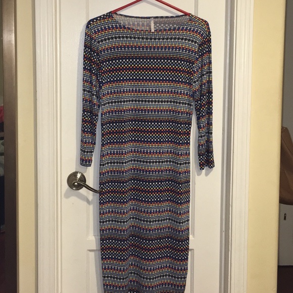 Never worn, Multi Color Bodycon Dress
