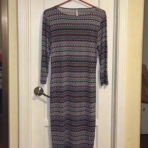 Never worn, Multi Color Bodycon Dress