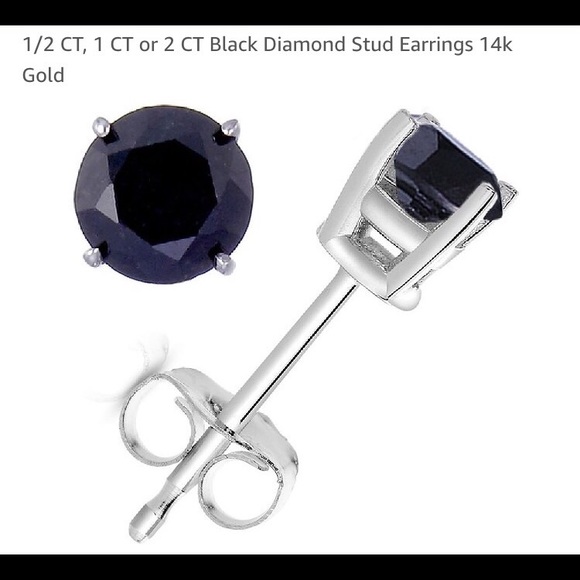 Black Diamond Earrings