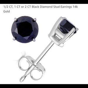 Black Diamond Earrings