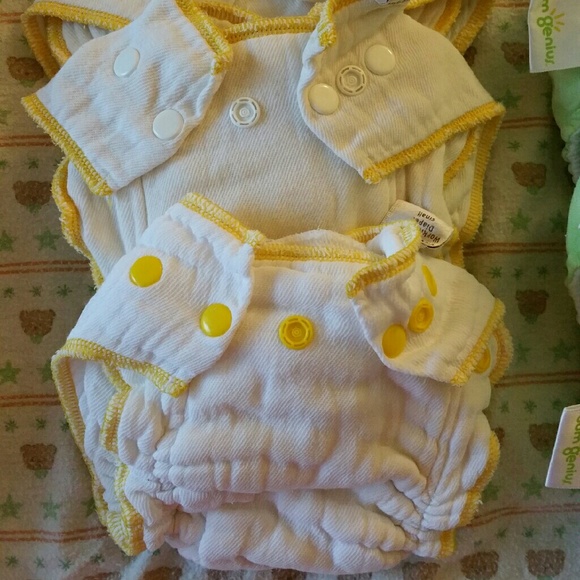 GMD Other - 3 GMD Yellow workhorse fitteds diapers