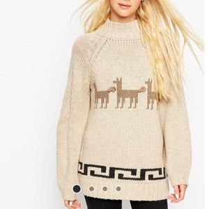 ASOS Llama Sweater