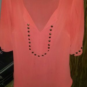 Orange blouse found on stitchfix
