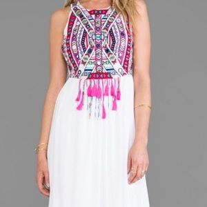 White Mara Hoffman LookALike maxi dress
