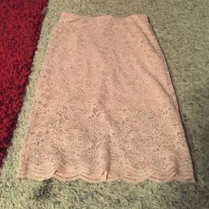 Forever 21 lace midi skirt