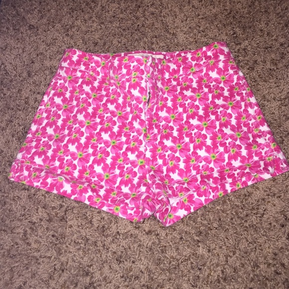 Pink Flower Abercrombie & Fitch Shorts