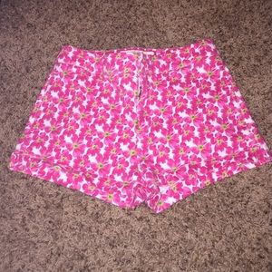 Pink Flower Abercrombie & Fitch Shorts