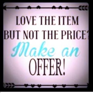 Like the item , but not the price? Make an offer!