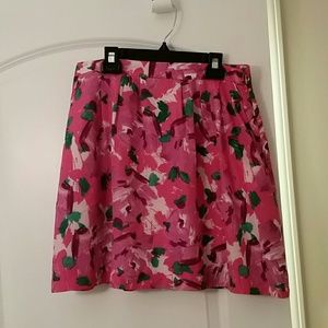 NWT J Crew Factory floral skirt 8