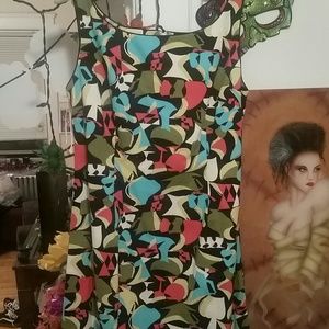 70's mod cocktail dress
