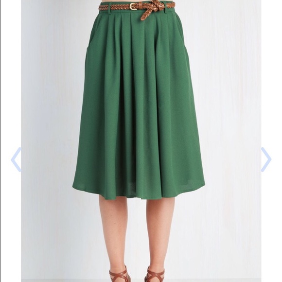 Green Tiger Lilies Modcloth skirt XL