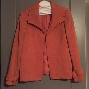 Rust orange Kasper suit jacket/ blazer