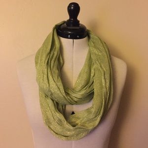 Lime Green Infinity Scarf