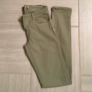 Zara Slim Light Green Skinny Jeans