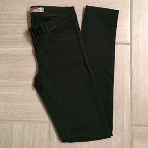 Zara Dark Green Skinny Jeans - Core Denim