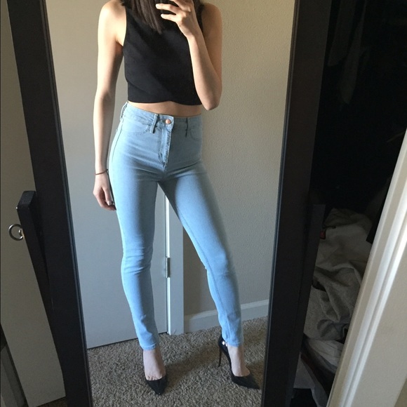 super skinny high waist jeans h&m