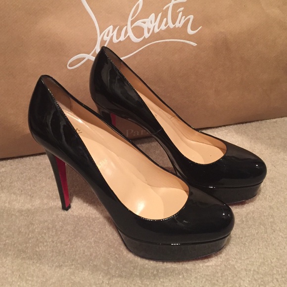 SOLD Christian Louboutin Bianca 140 Black Patent