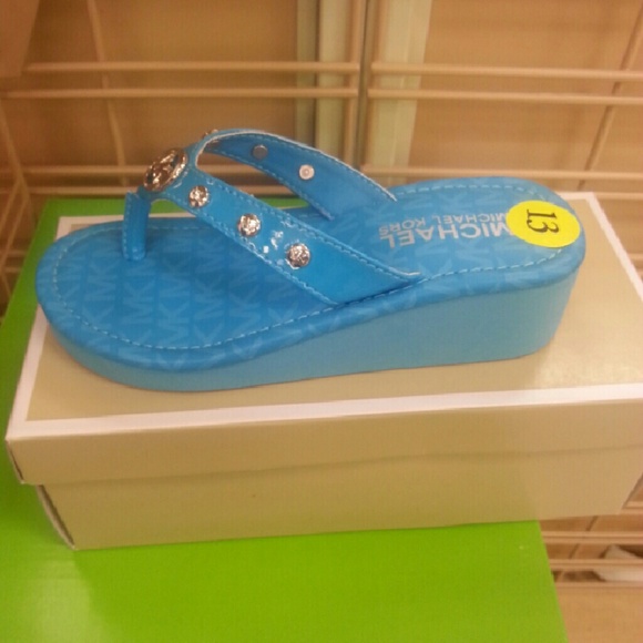 Michael Kors Other - 💋SOLD💋MK Kids Turquoise Sandals💋SOLD