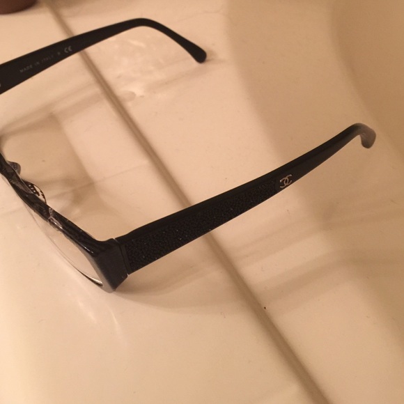 Chanel eyeglasses, tweed, clear pattern - Picture 2 of 5