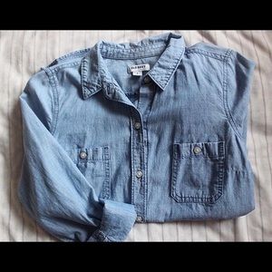 Old Navy Button-Down Denim Shirt