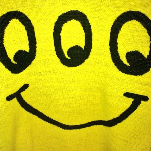 SOLD lazy oaf smiley jumper sweater dolls kill - Picture 2 of 4