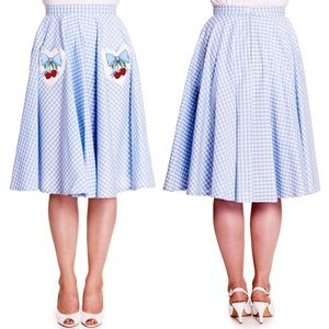 Hell Bunny gingham skirt size xs