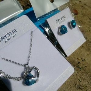 Crystal Heart Jewelry Set *Bundle*