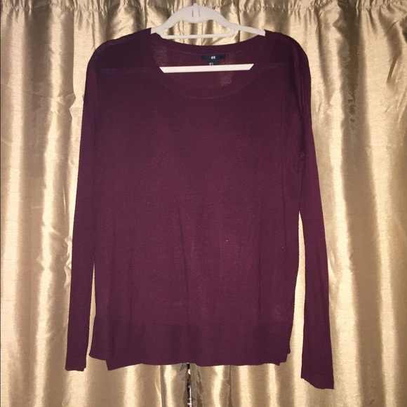 H&M • Boxy Side Slit Sweater