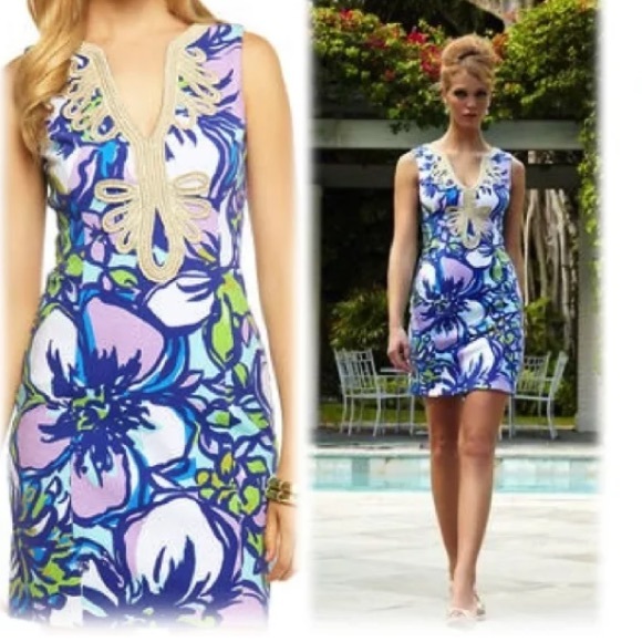 JANICE SHIFT IN SPECTRUM BLUE CAT WALK small