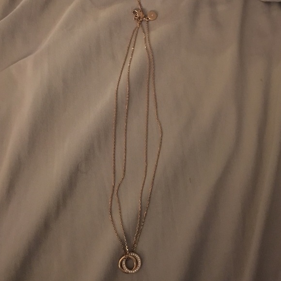 Michael Kors Rose Gold Double Strand Necklace - Picture 2 of 2