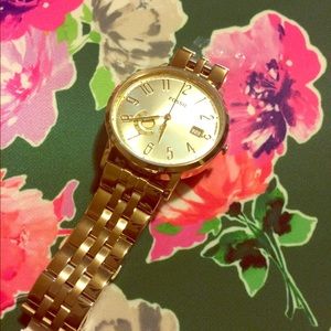 Fossil gold watch new! Fossil gold watch new!