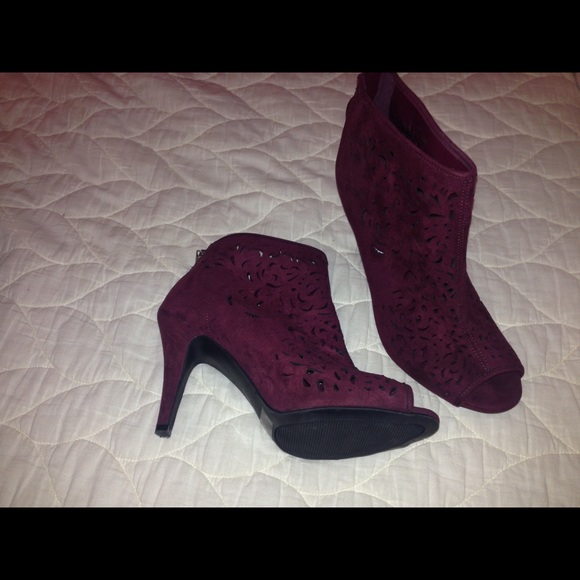 Cato Ruby/Maroon Booties