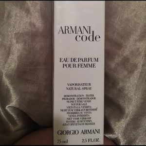 Armani code woman's fragrance