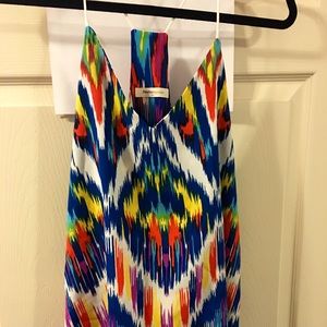 A multi-color tank top from Red Dress Boutique