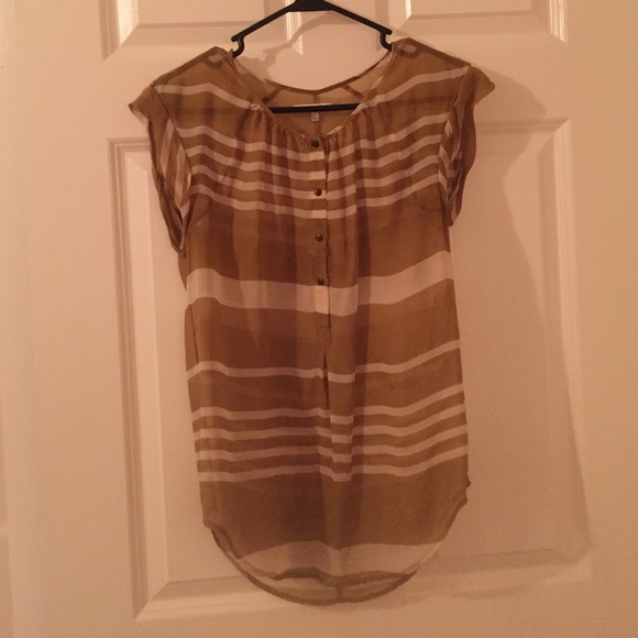 Madewell sheer blouse