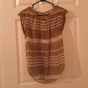 Madewell sheer blouse