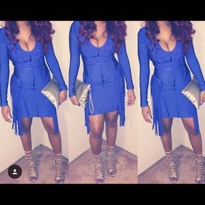 Bandage Fringe Dress