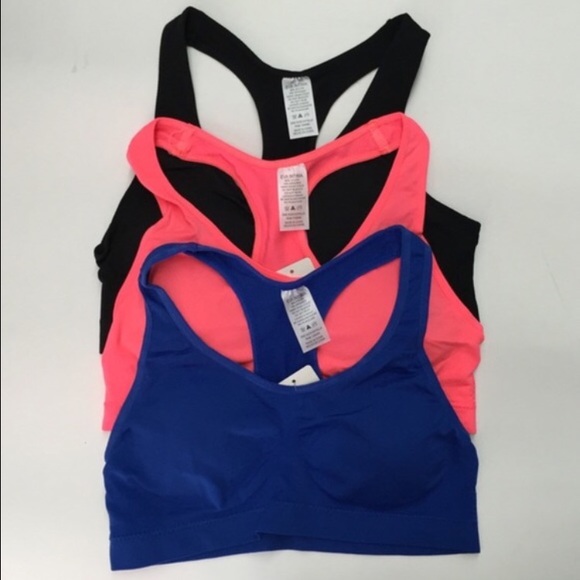 3 Racerback Sports Bras