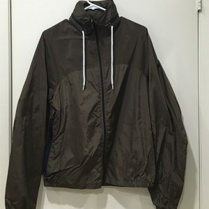 Brown American Apparel Wind Breaker