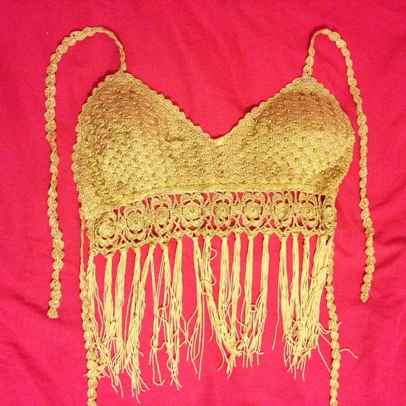 Gold Halter