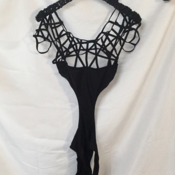 NASTY GAL cages chaos swimsuit Sz S new - Picture 3 of 3