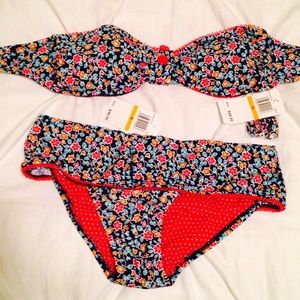 Jessica Simpson Floral Swimsuit